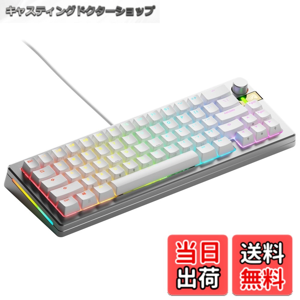 【貨物輸送無料】Glorious GMMK 3 PRO HE 65% Prebuilt Wired Silver US取り合わせ ラピッド銃の引き金相応う 磁気取り替えっこ ゲーミングキーボード GLO-KB-GMMK3-PRO-65-PB-HE-W-SIL-US KB0836