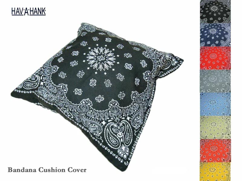 TheBUTON/HAVE A HANK BANDANA/BLACK/座布団 楽天市場】送料無料 座布団 クッション Detour Life The BUTON