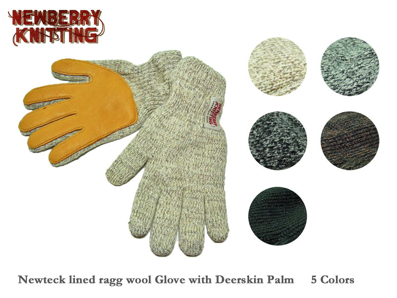 【NEWBERRY KNITTING】ニューベリーニッティング Ladies Glove レディース・ディアスキン・パイル付手袋タグ付|ジェイスタジアム
