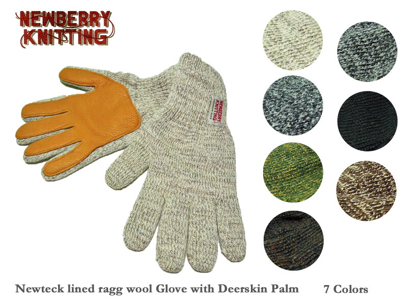 【NEWBERRY KNITTING】ニューベリーニッティング Mens Glove メンズ・ディアスキン・パイル付グローブ