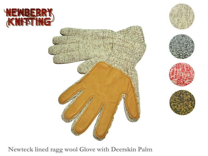 【NEWBERRY KNITTING】ニューベリーニッティング Mens Glove メンズ・ディアスキン・パイル付手袋|ジェイスタジアム