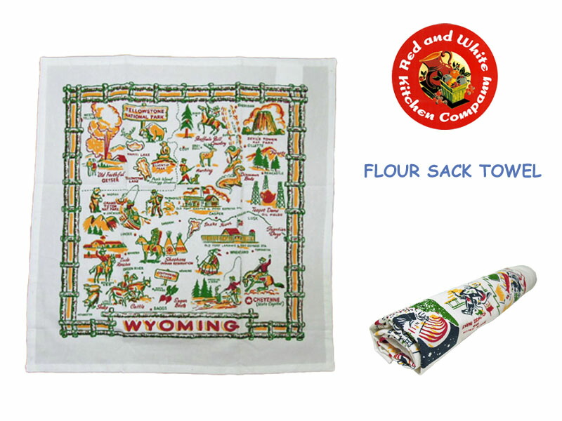 【楽天市場】＜ネコポス対応＞【Red and White Kitchen Company】FLOUR SACK TOWEL レッドアンド