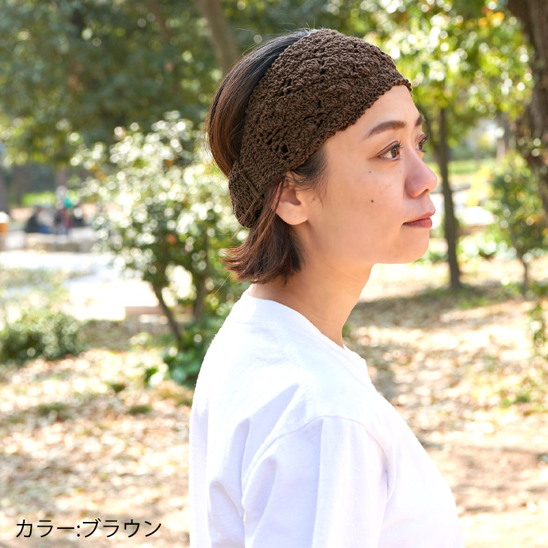 綿ニット ネイビー ヘアバンド ハンドメイド fkip.unmul.ac.id