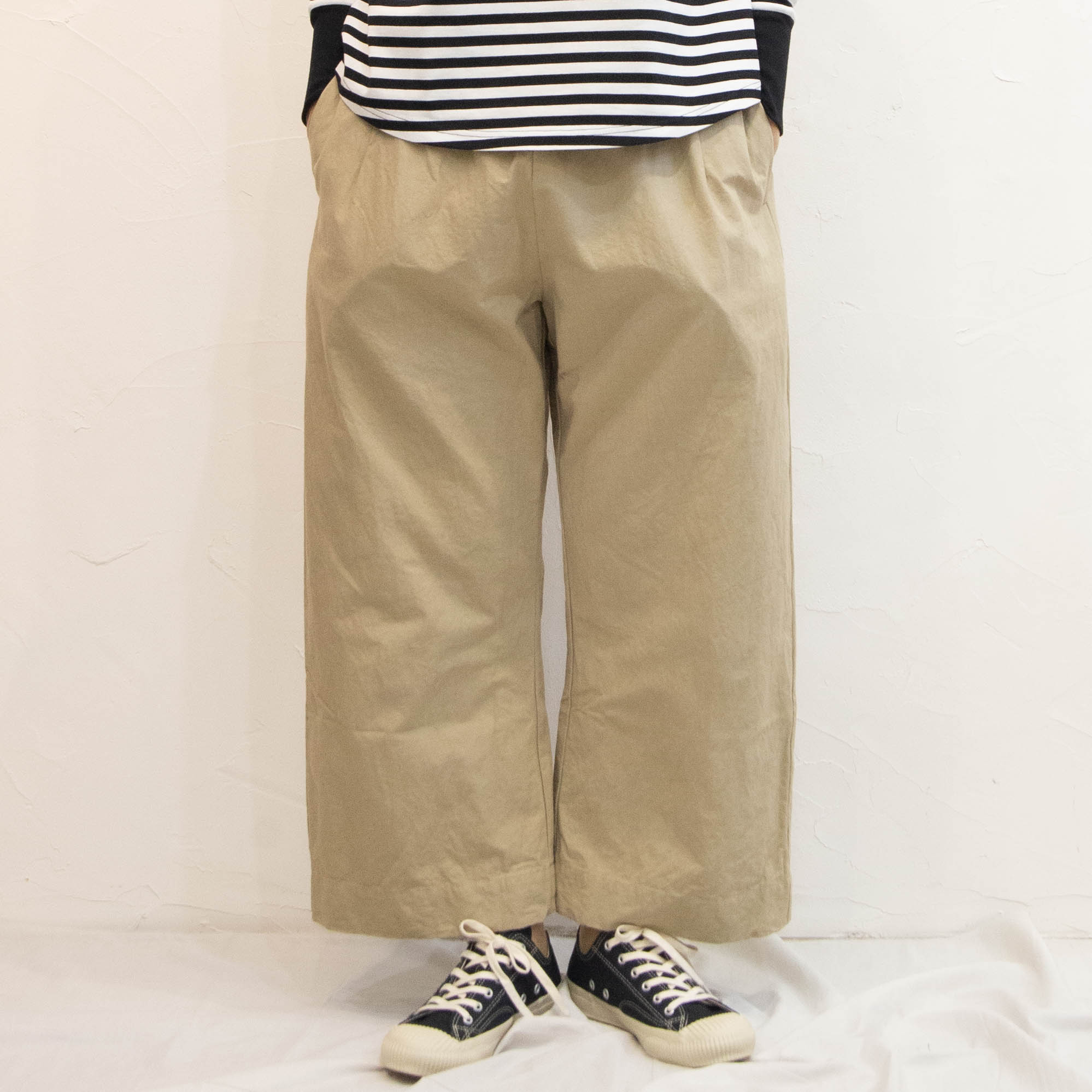 Gauze#（ガーゼ） DRY COTTON ATLIER PANTS オール時節  綿原材料 無償性大きさ
