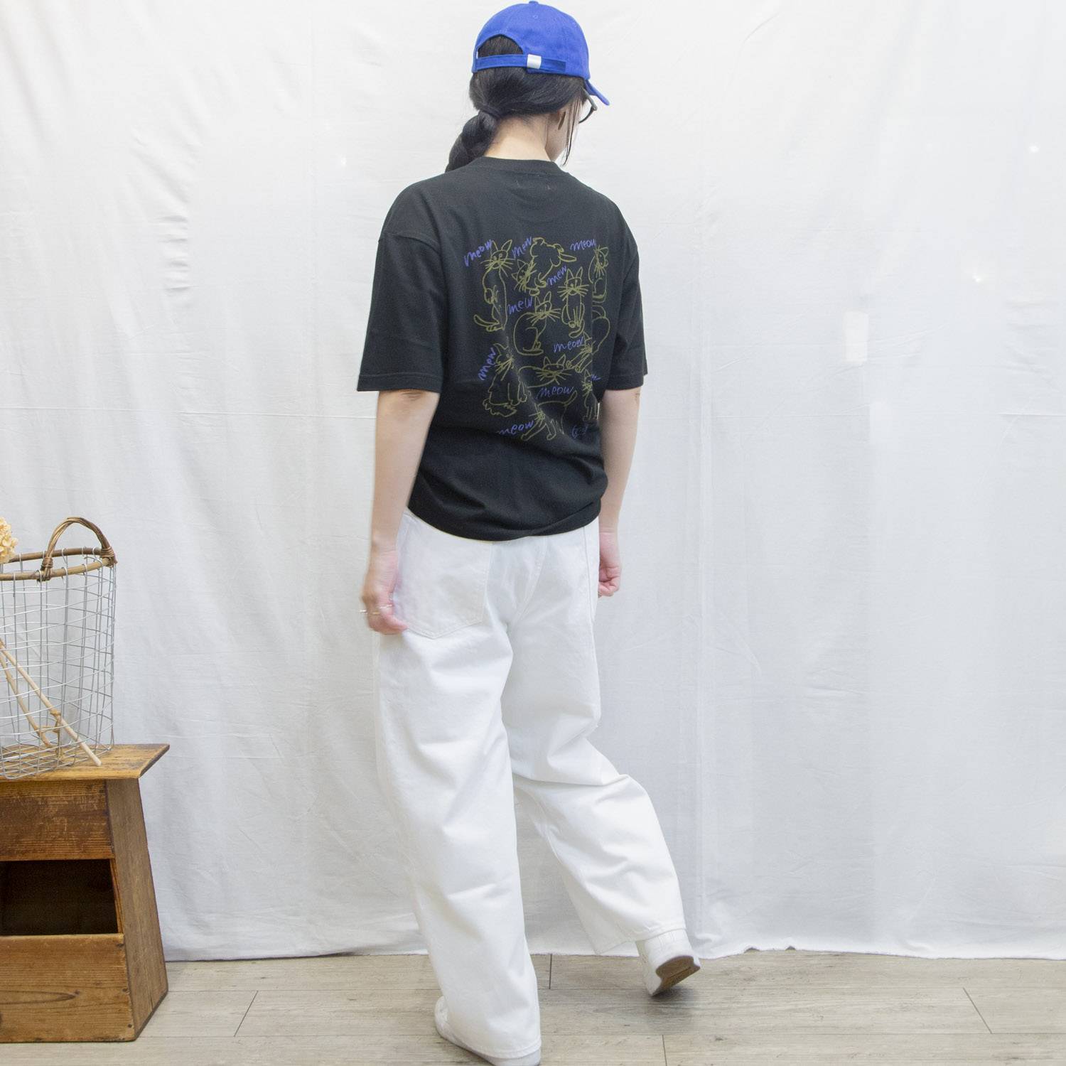 HARVESTY（ハーベスティー）イワサトミキＸHARVESTY ボックス席Ｔシャツ（うしろ側刷り上げる） ユニ一発やる 春夏