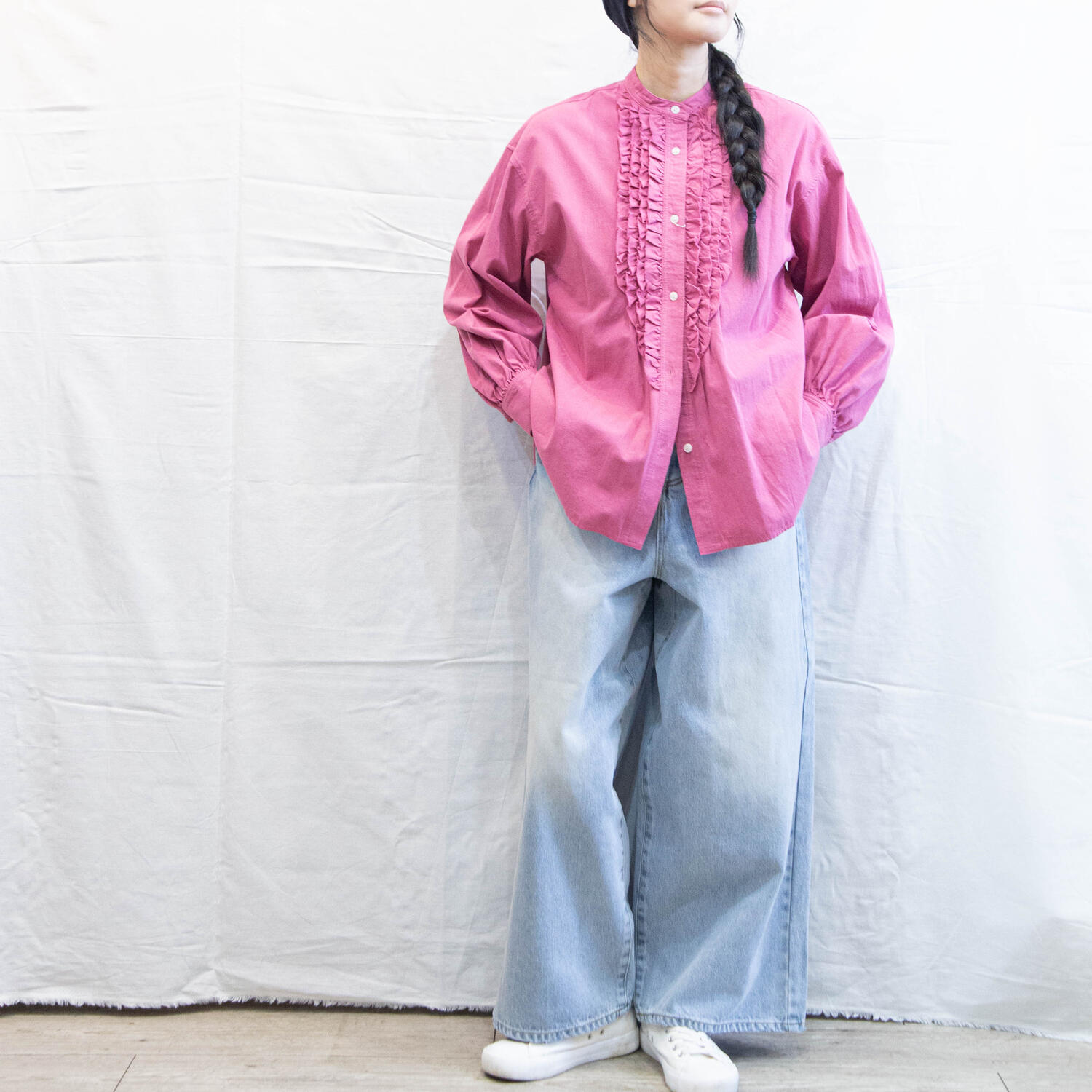 JOHNBULL（ジョンブル） フリルシャツ 春夏 レディース