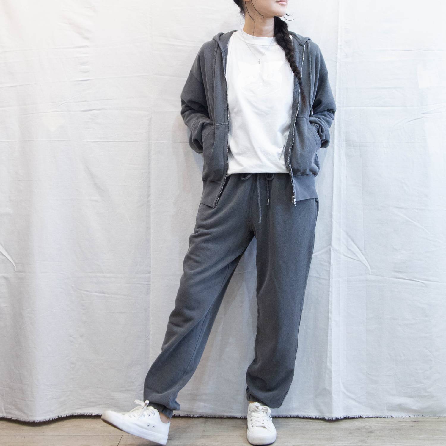 JOHNBULL(ジョンブル) ピグメントスウェットZIPフーディー 春夏 レディース|casual collection minami