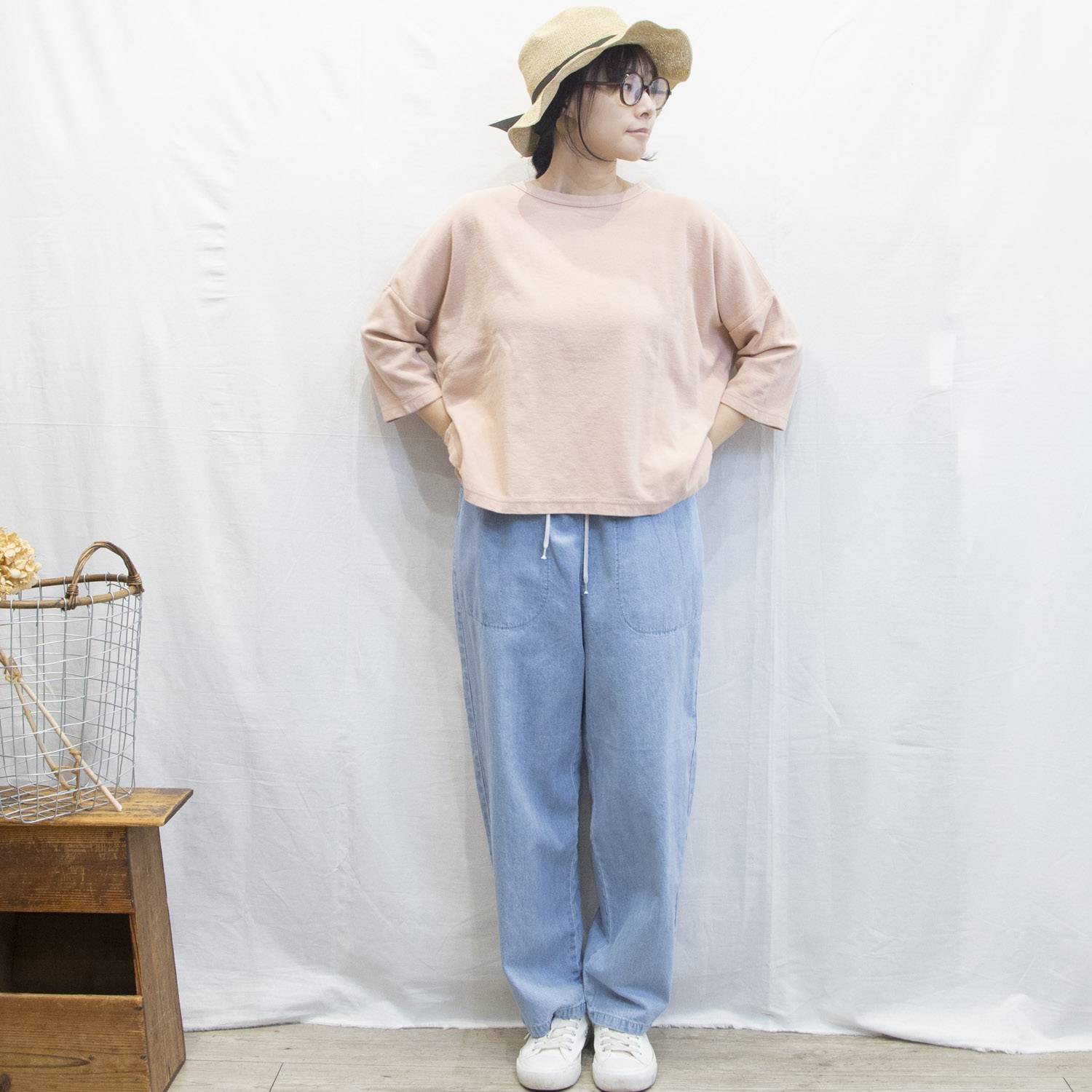 Johnbull（ジョンブル）コットンリネンイージーパンツ
