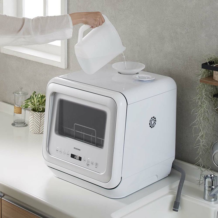 食器洗い乾燥機 アイリスオーヤマ家電 ホワイト ロイヤルカナン 爪とぎ タンク式 KISHT-5000-W送料無料 突っ張り ケージ 食器洗浄