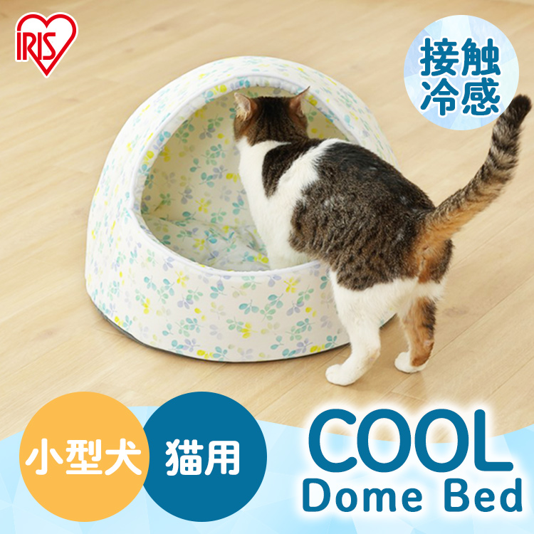 楽天市場 21 夏用 Necosekai ネコセカイ 接触冷感キャットドームベッド 猫用品 オリジナルベッド 猫ベッド キャットベッド ペットベッド ハウス ベット ひんやり 涼しい 夏 サマーベッド インテリア ねこ ネコ Necosekai 楽天市場店