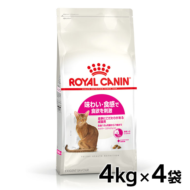 公式店舗 楽天市場 ロイヤルカナン 猫 Fhn セイバー エクシジェント 4kg 4個 正規品 旧 エクシジェント 35 30 食事にこだわりにある猫用 猫用フード キャットフード プレミアムフード ドライ 楽天 D Rccf12 キャットランド 超美