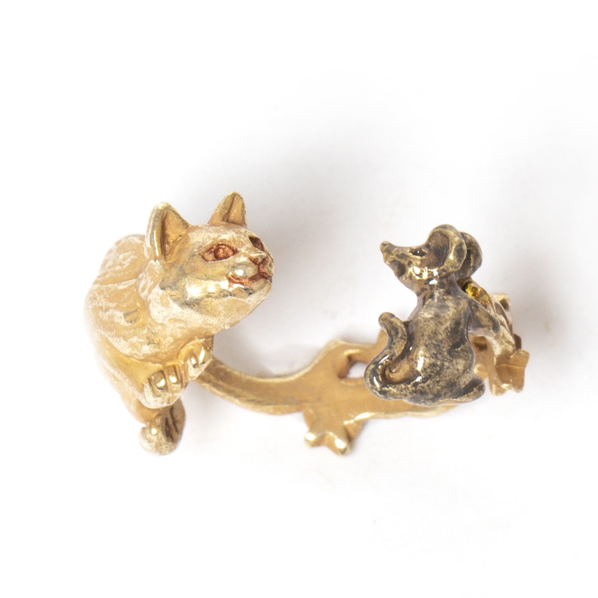 楽天市場】猫 リング 指輪 永遠猫 リング マンハッタナーズ