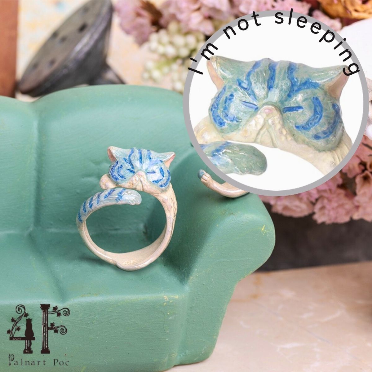 楽天市場】猫 シルバーリング シルバーアクセサリー作家 江口タツオ