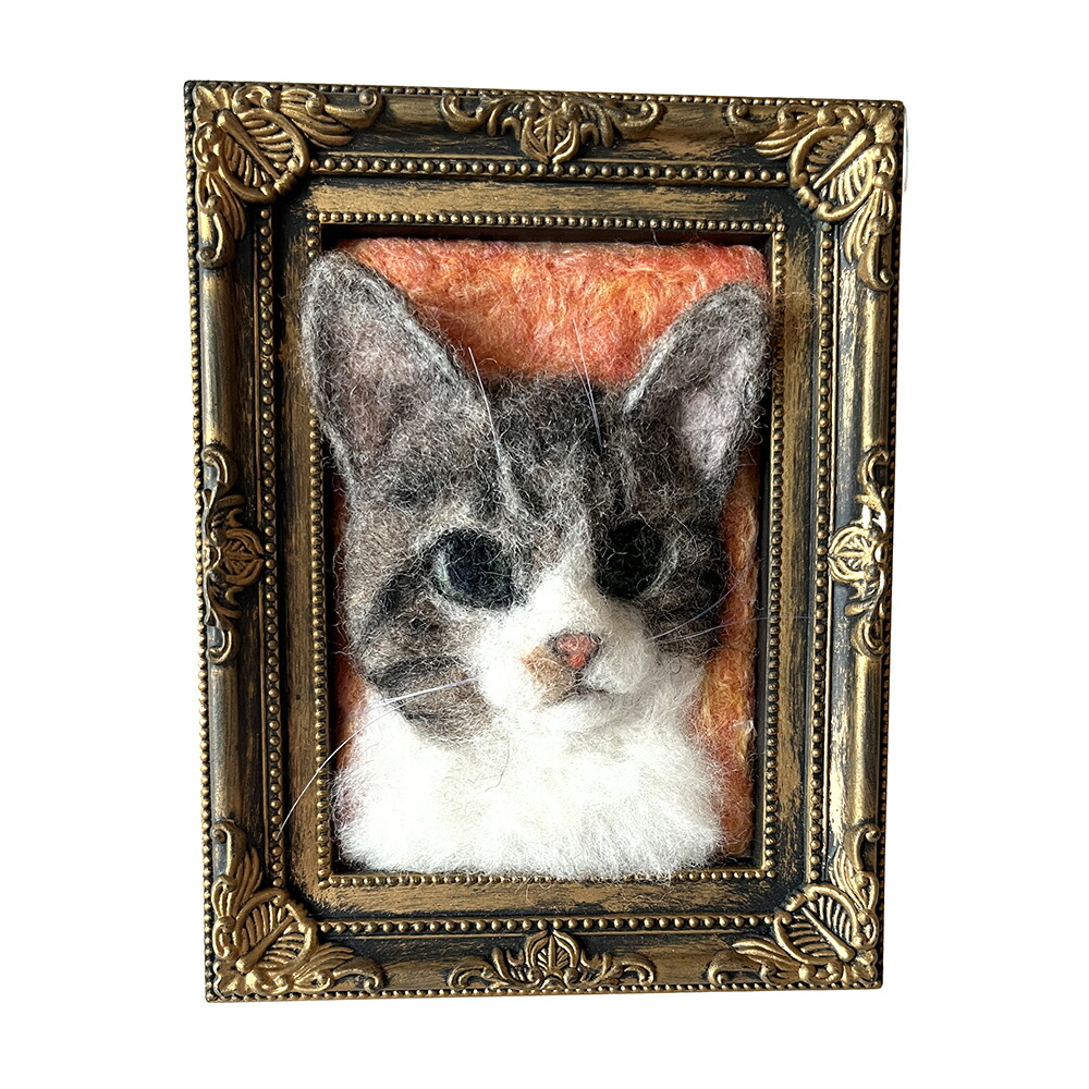 楽天市場】フェルトアートMaron 猫のフレーム4面【猫雑貨 楽天市場】フェルトアートMaron 猫のフレーム4面【猫雑貨
