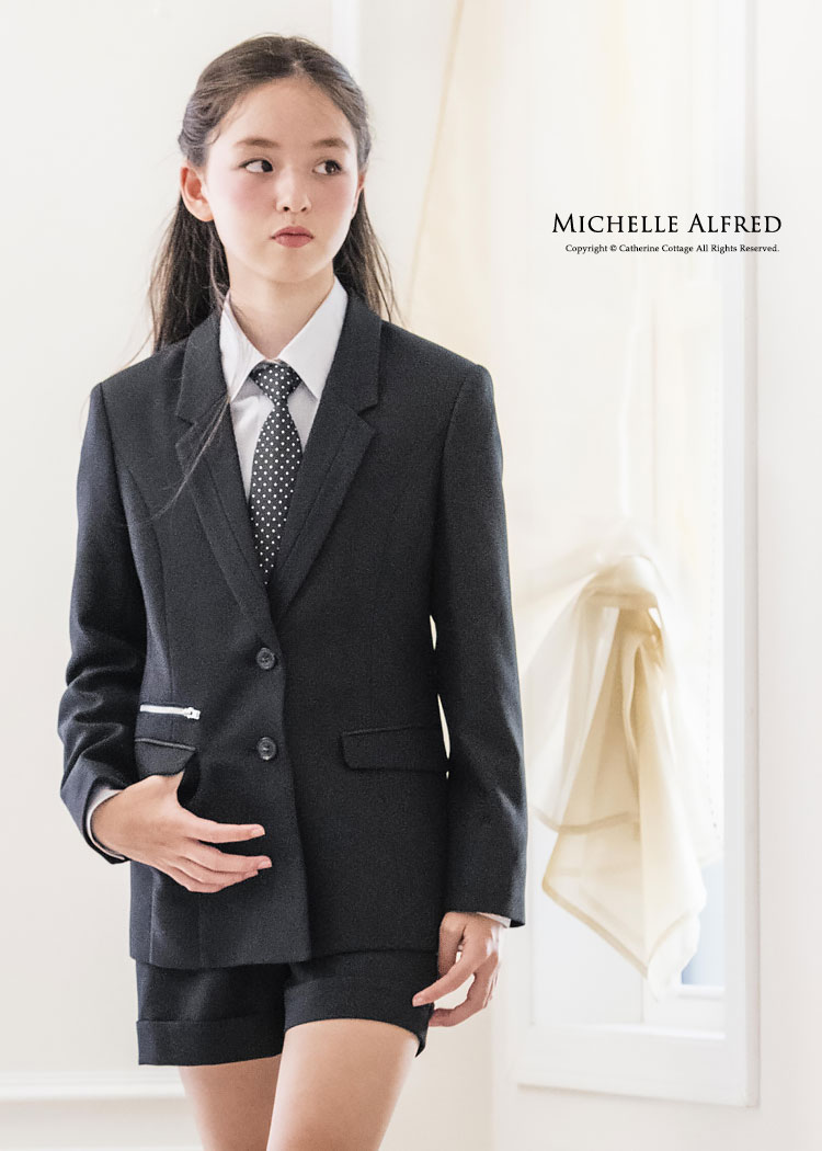 楽天市場 10 Offクーポン対象 女の子卒業式 ショートパンツ ロングジャケットスーツセットtak キャサリンコテージ