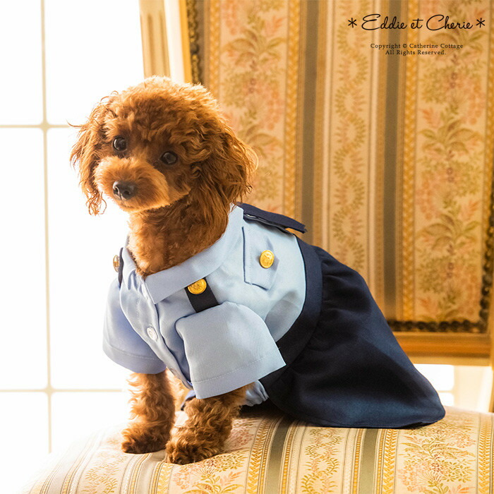 楽天市場 ドッグウェア コスプレ 犬のおまわりさん 犬の服 小型犬 ポリス 警官 警察官 コスチューム 衣装 チワワ トイプードル ポメラニアン パピヨン ヨークシャーテリア ペット服 仮装 おもしろ 楽天 通販 Yup12 Eddie Et Cherie ペット服のeddie Et Cherie