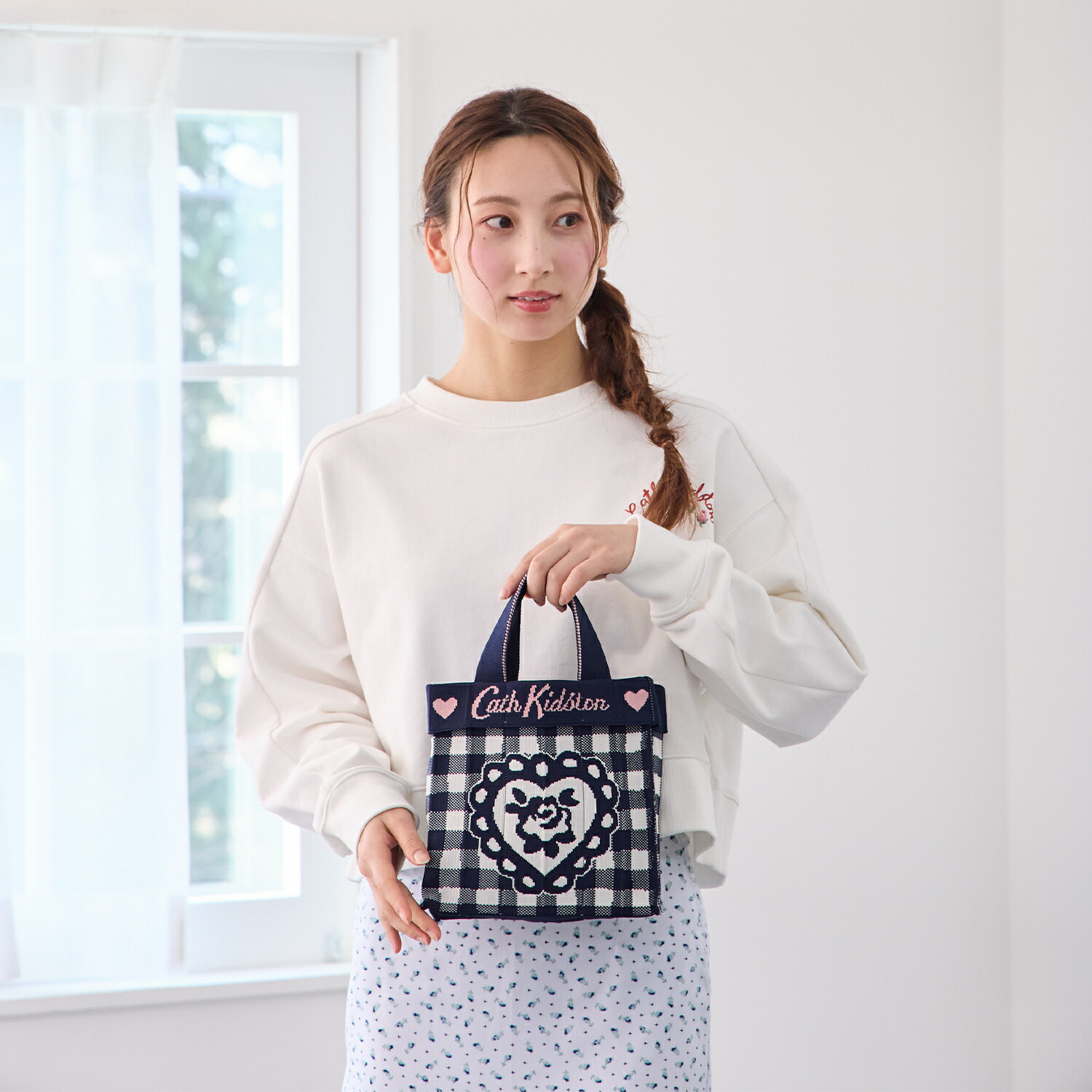 キャス キッドソン 公式 CK×KNT365 Co-Knitty Gingham Rose / KNT365 