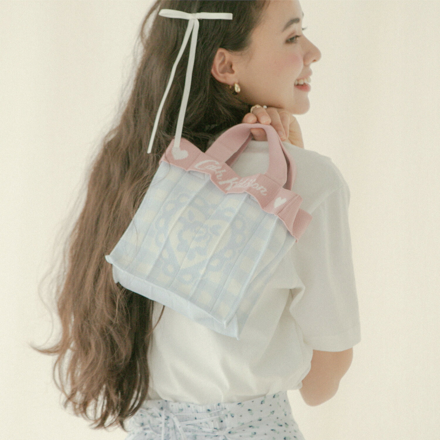 キャス キッドソン 公式 CK×KNT365 Co-Knitty Gingham Rose / KNT365 