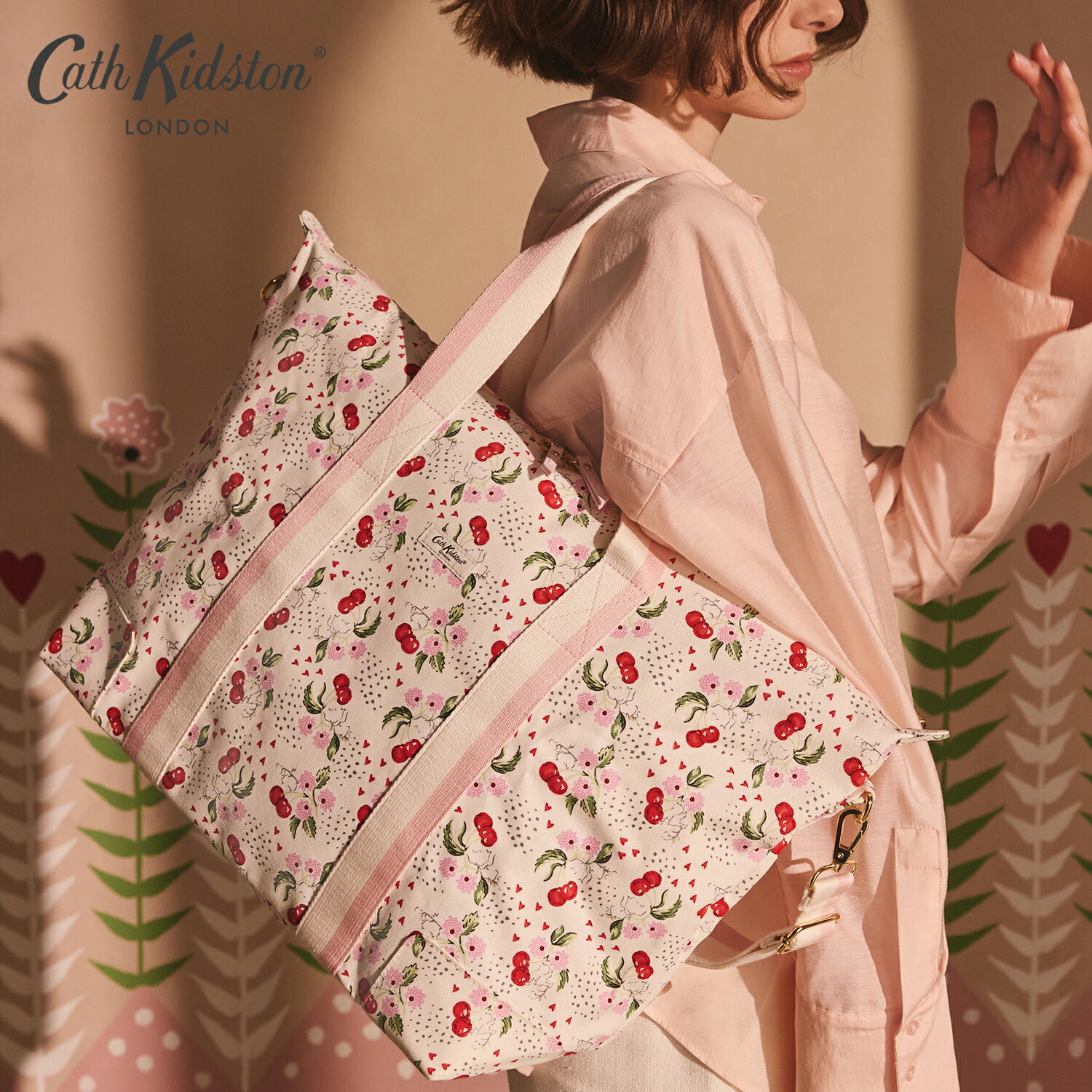 ＊プティ フルール＊様　３点おまとめ　キャスキッドソン　ハンドメイド　バッグ 新品 キャスキッドソンCath Kidston花柄フラワー柄トートバッグ