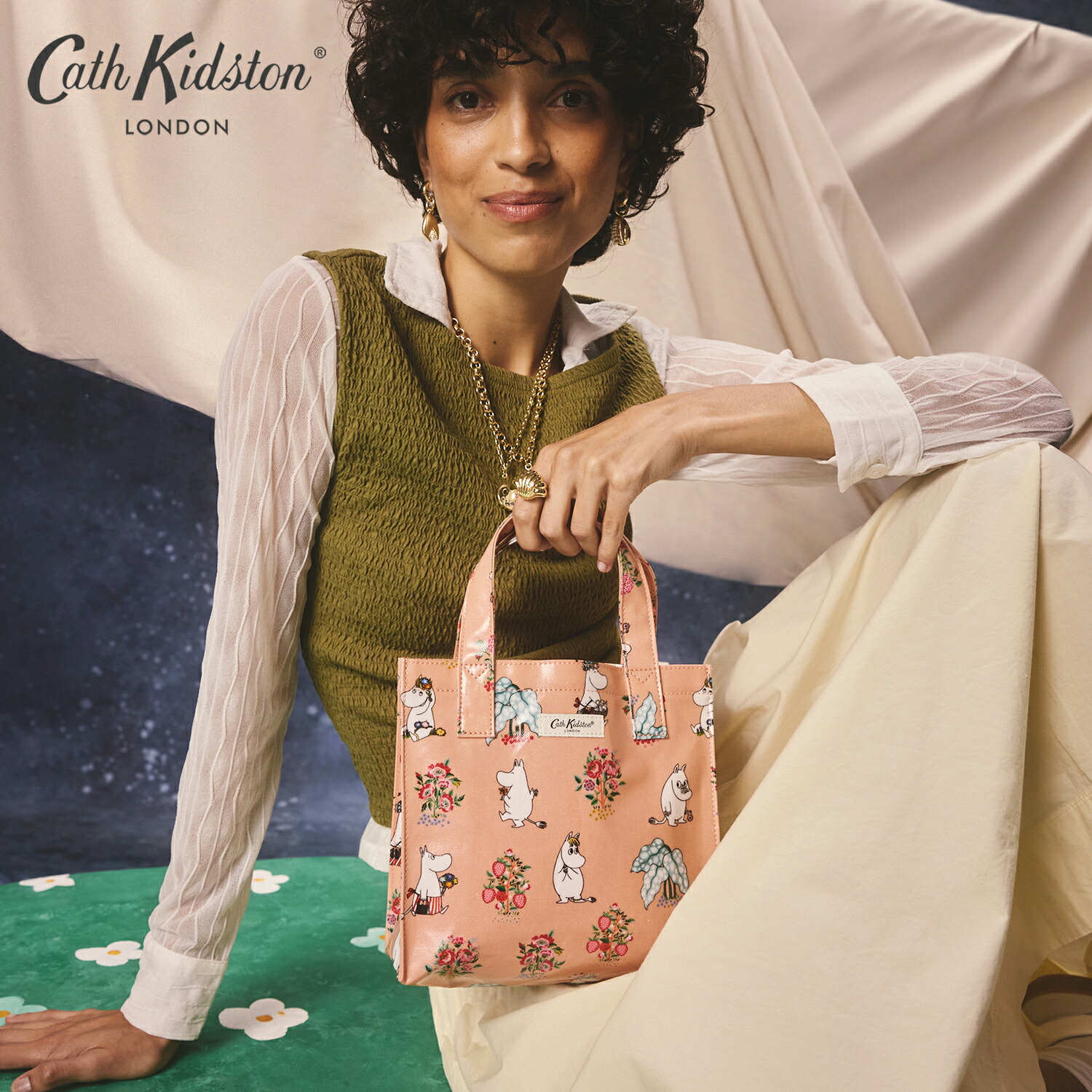 楽天市場】キャス キッドソン 公式 ムーミン ラージ ブックバッグ