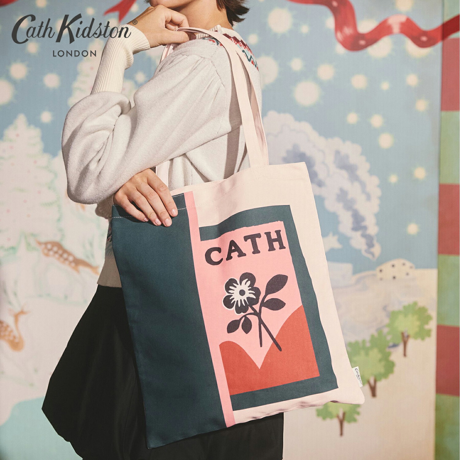楽天市場】キャスキッドソン Cath Kidston バッグ 416337 ラージジップ