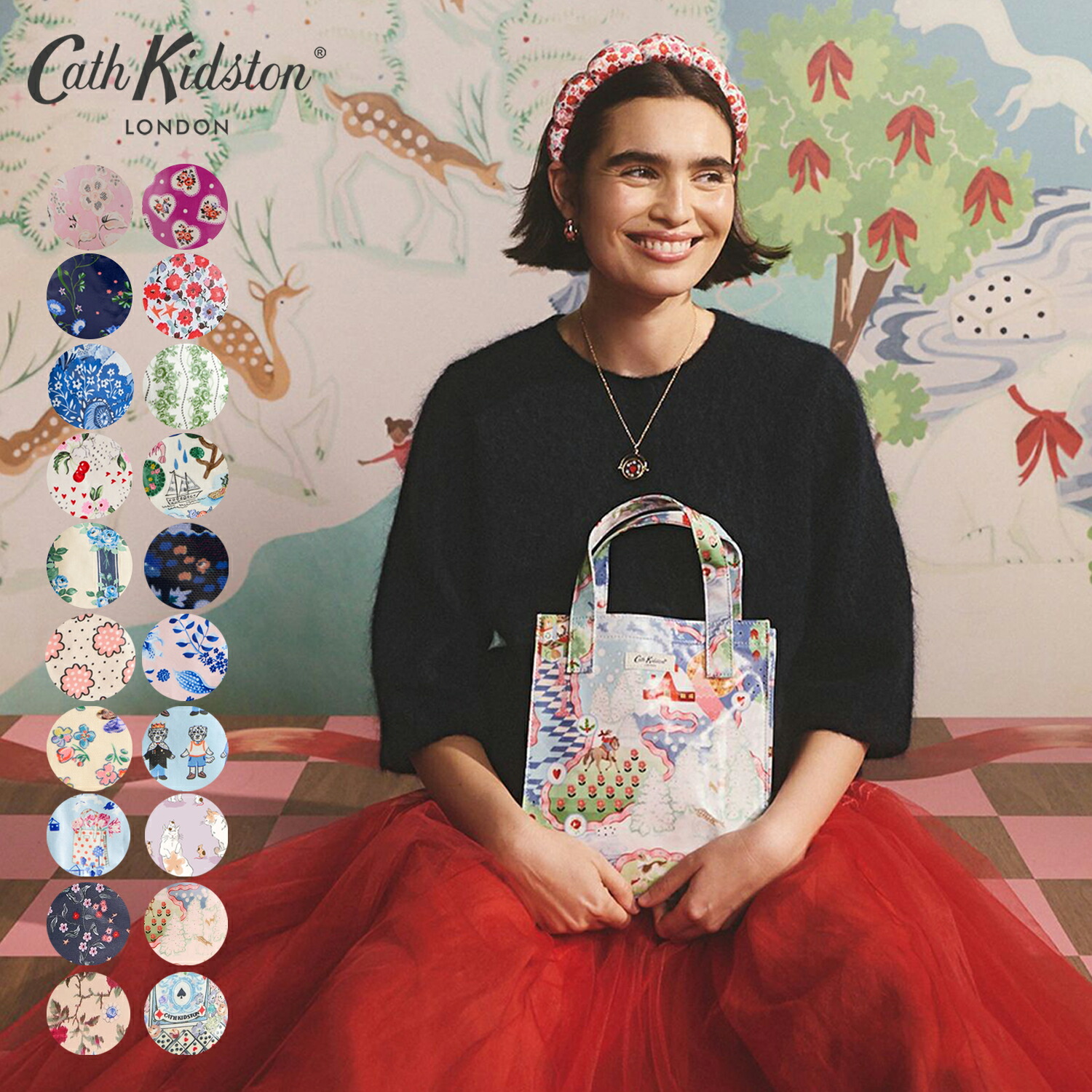 楽天市場】キャス キッドソン 公式 ラージ フォルダウェイ トート Cats