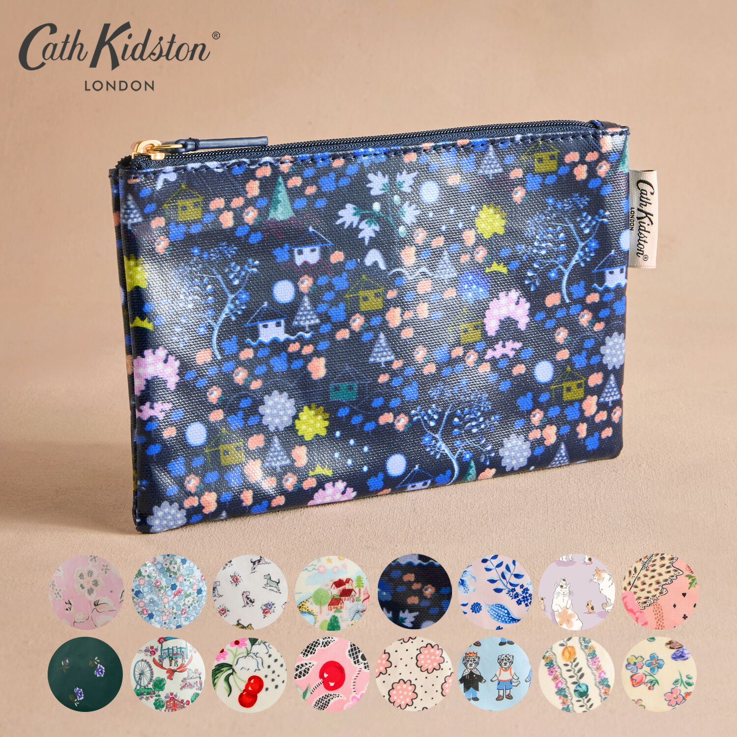 楽天市場】Cath Kidston(キャスキッドソン) 長財布 小銭入れ付き Zip