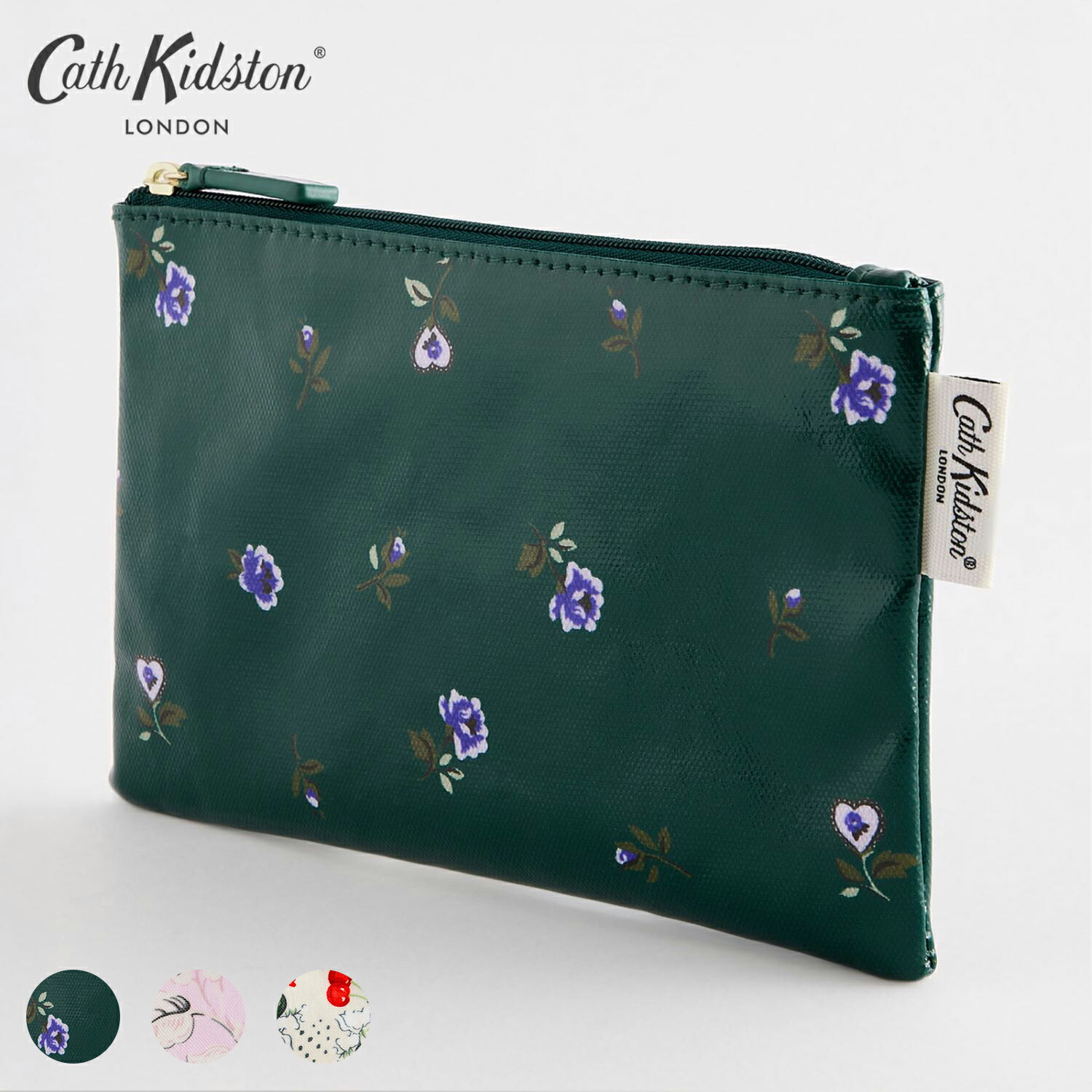 楽天市場】キャス キッドソン 公式 L カーブ ジップドパース Rose