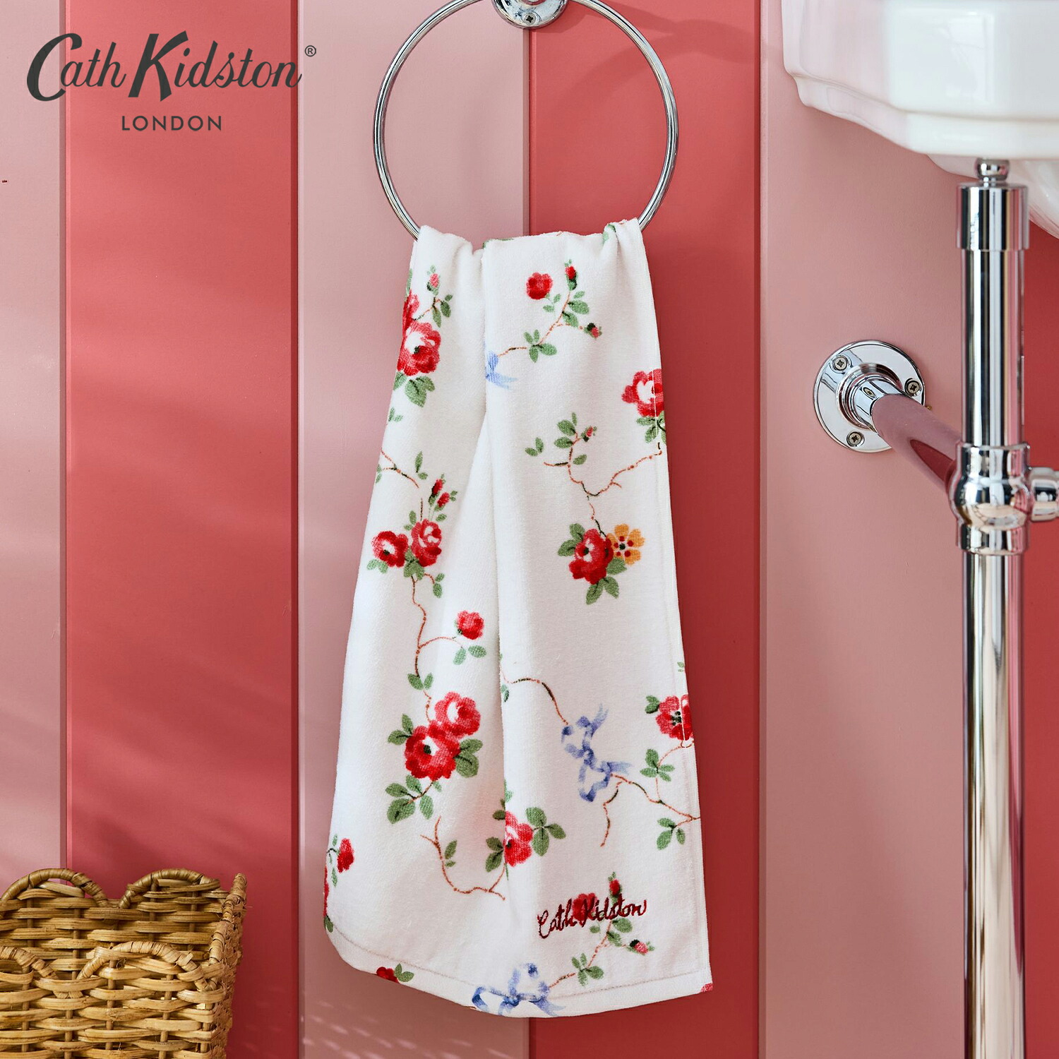 キャス キッドソン 公式 ハンドタオル Bows & Rose / レディース キャスキッドソン Cath Kidston n251212