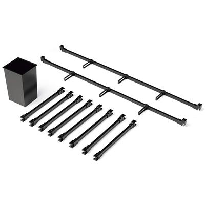 クリナップ 【AGNK075NBKN-B】 CENTROコンロキャビネット用クロスギャラリーセット 間口75cm(見切り板付き)用【純正品】