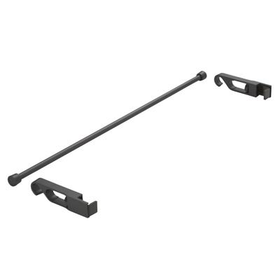 クリナップ 【ZKR045BNB-K】 リンクシェルフ用 バーセット 間口45cmタイプ(ブラック)【純正品】｜水道材料屋 一番館