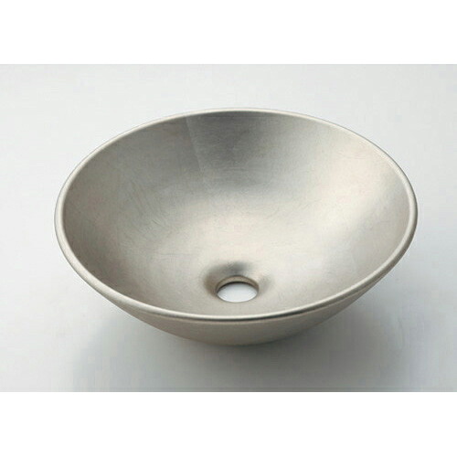 カクダイ KAKUDAI 丸型手洗器//白銀 【493-095-T】 水栓金具・器【純正品】