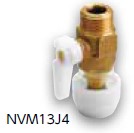(1仕掛ける:50個入) ブリヂストン 【NVM13J4】 うしろ押し御師匠さん 座付水栓エルボ JIS品  あと継ぎ
