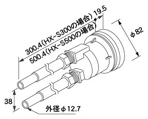 【0704967】ノーリツ 給湯器 関連部材 循環アダプターHX 循環アダプター HX-S500【純正品】