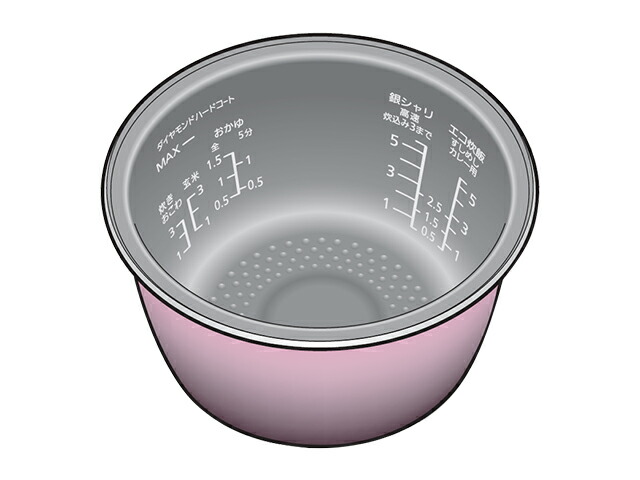 ARE50-M22 パナソニック Panasonic スチーム 可変圧力IHジャー炊飯器 5.5合炊き 内釜 【高い素材】