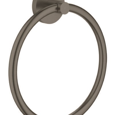 【40365AL1J】グローエ【正規ルート品】 タオルリング（ブラッシュドハードグラファイト） 【GROHE】｜水道材料屋 一番館