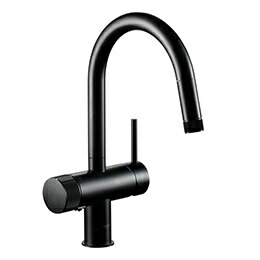 【JPK61803】 GROHE[グローエ] 勝手もと用水栓  浄水器一体型シングルレバーキッチン練りあわせる栓（天鵞絨黒いこと） ミンタ