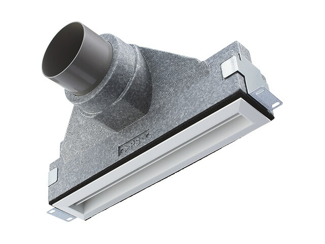 ベンテック 【VB-GLS75P-W】 気調システム ライン形 給気グリル 75φ 丸型・ライン形 給気用 （天井用） ホワイト75mm