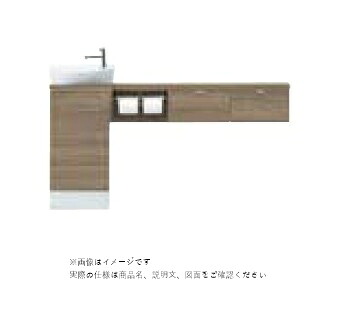 トイレ手洗い器セット YN-ALLEBEKXHEX INAX イナックス LIXIL リクシル キャパシア セミフロートキャビネットプラン カウンター奥行160 ベッセル型 丸形手洗器 左仕様 床壁共通給水仕様 床排水 ハイグレード【メーカー直送のみ・代金・後払い決済不可】【純正品】 D160