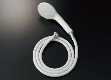 BF-SJ6BP（1.8） シャワー頭顱\u0026導管 INAX[イナックス]・LIXIL[リクシル] エコアクアシャワー 脂製防菌類導管 BFSJ6BP18【純然たる品】
