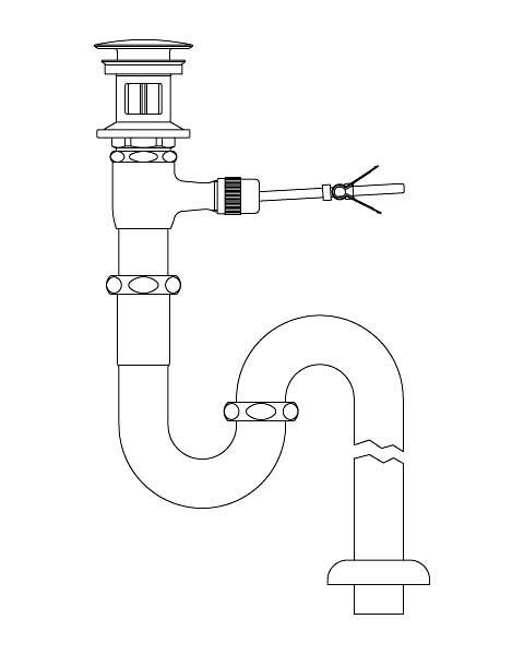 【LF-71SAL】 INAX・LIXIL 洗面器・室内用便器腕っこき書き割り金具 ポップアップ式水抜き金具 （呼び径32粍） 床水抜きS落とし穴 イナックス・リクシル【純然たる品】