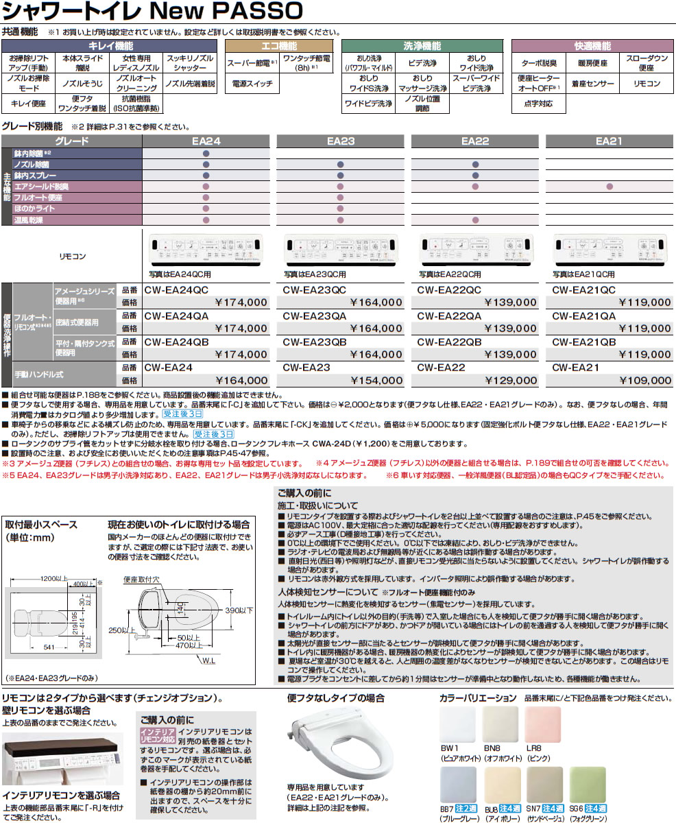 Cw Ea22qb R 住宅設備家電 Inax Lixil シャワートイレ New Passo パッソ New 大型共用便座 Ea22 温水洗浄便座 便器洗浄操作 フルオート リモコン式 平付 隅付タンク式便器用 インテリアリモコン Cwea22qbr イナックス リクシル 温水洗浄便座 おしゃれリフォーム