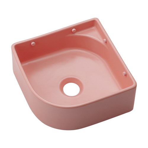 カクダイ【493-244-P】壁掛室内用便器器//フロストピーチ  かっこ良い 飲食店などにおすすめです！ 洗面用設備-木材・建築資材・設備