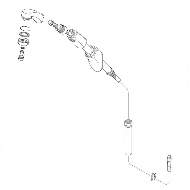 KVK 旧ＭＹＭ補修部品 【HC580/800】 旧MYMキッチン・洗面シャワー部品 旧ＭＹＭクリナップ社向けFA547T8-#P等用ホルダーセット壁付けタイプメッキ [新品] 【純正品】