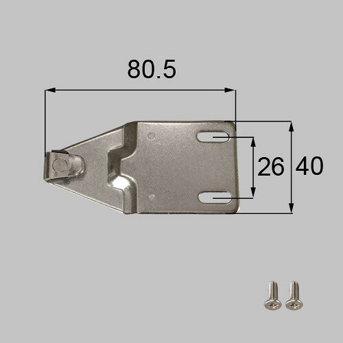 netbl00028 LIXIL リクシル・トステム クレセント受け 窓（窓枠）部分品(鍵・錠)[BZC8A×1 BZN1×2] 【完全無欠品】