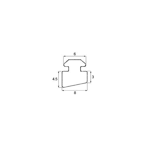 LIXIL・新日軽 【NETBL00216】 外開き窓タイト材 窓（サッシ）部品[SVYT331S01×10メートル巻] 【純正品】