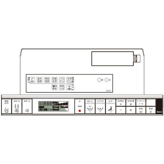 リクシル・イナックス 【354-1662-SET】 LIXIL・INAX インテリアリモコンキット[354-1662-SET] LIXIL INAX【純然たる品】