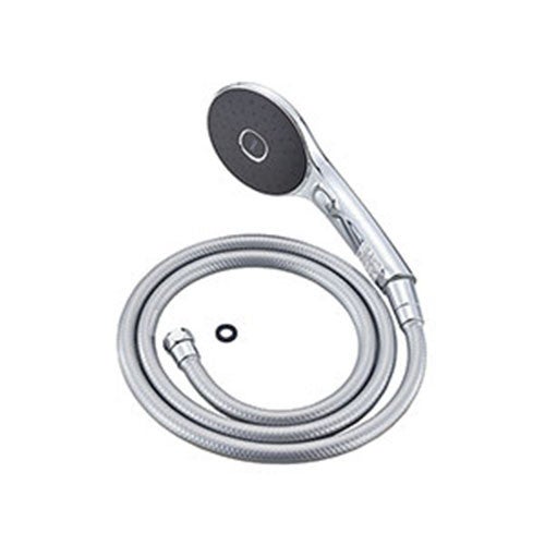 リクシル・イナックス【BF-SL6MBGE-PU-N11-CF】 LIXIL・INAX スイッチ付エコアクアシャワー〈メタル調-ブラック〉 浴室部品 [BF-SL6MBGE-PU/N11][BF-SL6MBGE(*)-PU/N11] brdp LIXIL INAX【純正品】｜水道材料屋 一番館