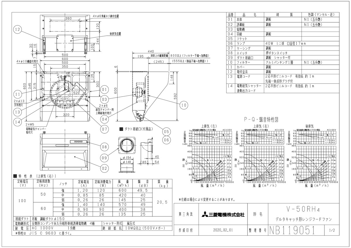 即納特典付き 楽天市場 三菱 換気扇 V 50rh4 レンジフードファン デルタキャッチ形 旧品番 V 50rh3 おしゃれリフォーム通販 せしゅる 即納最大半額 Secretoftheislands Com