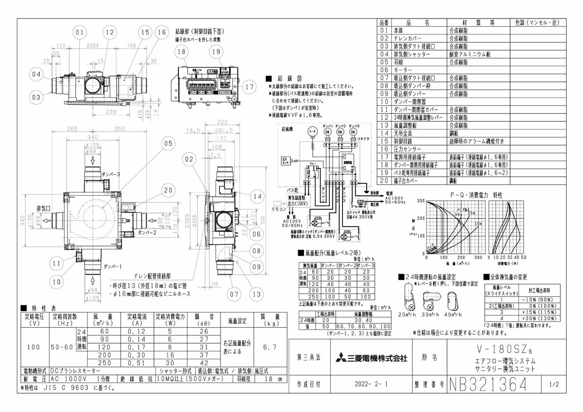 絶品】 三菱 mitsubishi 換気扇 【V-180SZ5】換気扇 [本体]24時間換気